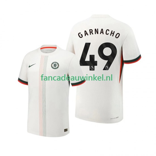 Chelsea Wedstrijdshirt met Korting Alejandro Garnacho 49 Uit Heren 2025-26 Korte Mouw