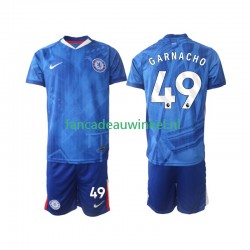 Chelsea Wedstrijdshirt met Korting Alejandro Garnacho 49 Thuis Kind 2025-26 Korte Mouw