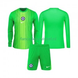 Chelsea Wedstrijdshirt met Korting Keepersshirt Uit Kind 2025-26 Lange Mouw