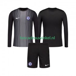 Chelsea Wedstrijdshirt met Korting Keepersshirt Thuis Kind 2025-26 Lange Mouw