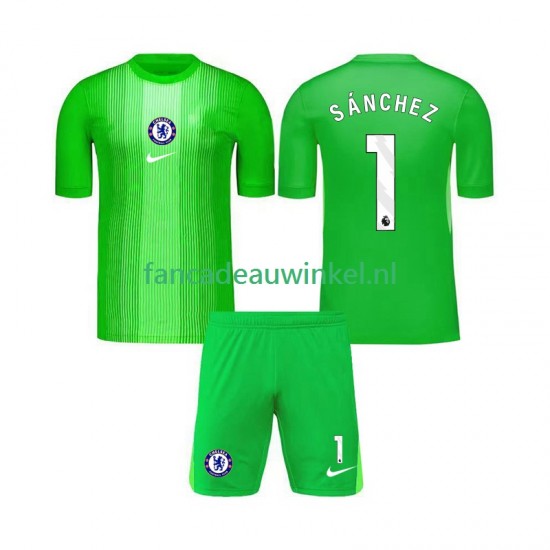 Chelsea Wedstrijdshirt met Korting Robert Sanchez 1 Keepersshirt Uit Kind 2025-26 Korte Mouw
