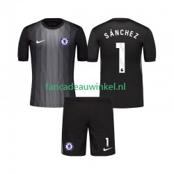 Chelsea Wedstrijdshirt met Korting Robert Sanchez 1 Keepersshirt Thuis Kind 2025-26 Korte Mouw