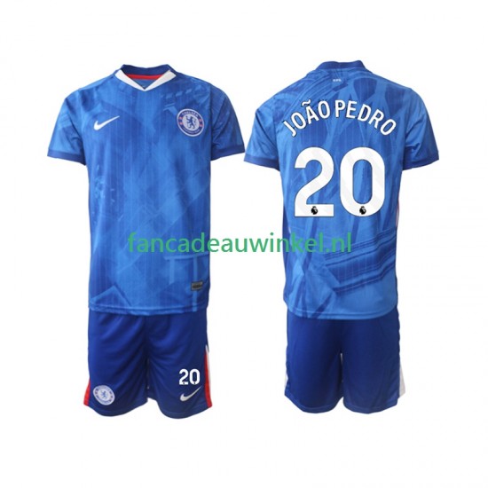 Chelsea Wedstrijdshirt met Korting joao pedro 20 Thuis Kind 2025-26 Korte Mouw