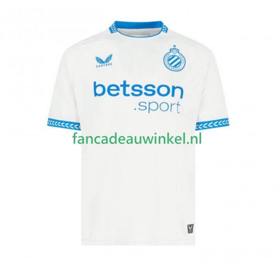 Club Brugge Wedstrijdshirt met Korting Uit Heren 2025-26 Korte Mouw