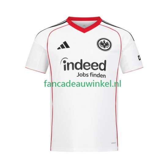 Eintracht Frankfurt Wedstrijdshirt met Korting Uit Heren 2025-26 Korte Mouw