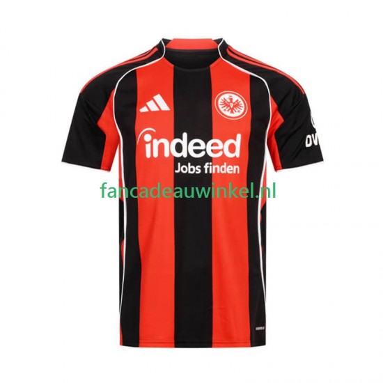 Eintracht Frankfurt Wedstrijdshirt met Korting Thuis Heren 2025-26 Korte Mouw
