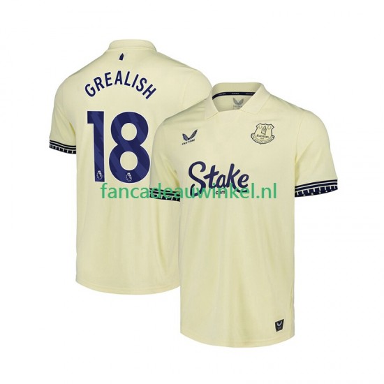Everton Wedstrijdshirt met Korting Jack Grealish 18 Uit Heren 2025-26 Korte Mouw
