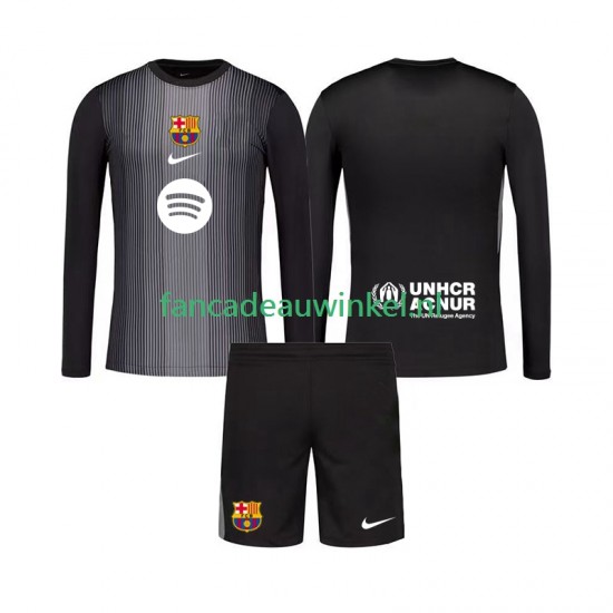 FC Barcelona Wedstrijdshirt met Korting Keepersshirt 3rd Kind 2025-26 Lange Mouw