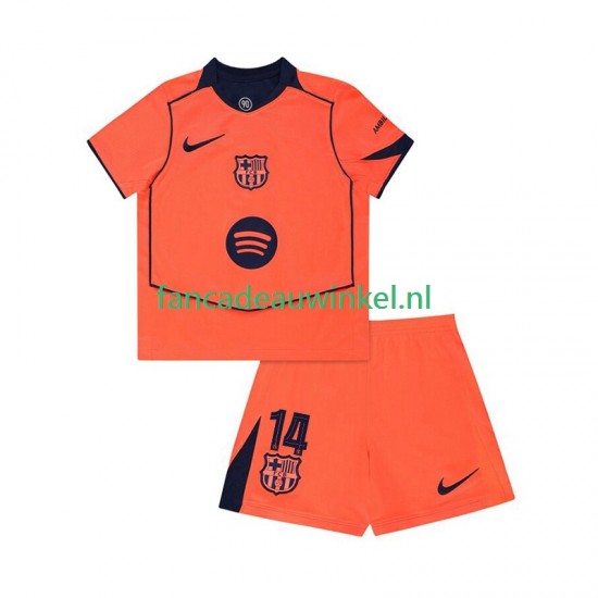 FC Barcelona Wedstrijdshirt met Korting Marcus Rashford 14 UCL 3rd Kind 2025-26 Korte Mouw