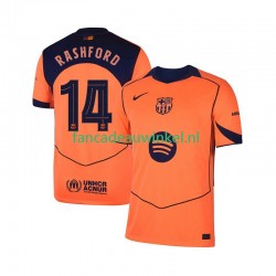 FC Barcelona Wedstrijdshirt met Korting Marcus Rashford 14 UCL 3rd Heren 2025-26 Korte Mouw