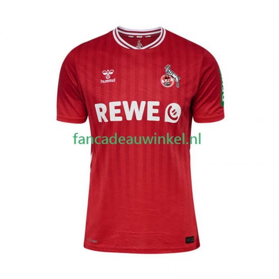 FC Köln Wedstrijdshirt met Korting Uit Heren 2025-26 Korte Mouw