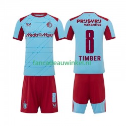 Feyenoord Rotterdam Wedstrijdshirt met Korting Quinten Timber 8 3rd Kind 2025-26 Korte Mouw