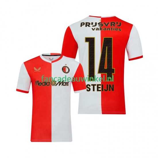 Feyenoord Rotterdam Wedstrijdshirt met Korting Sem Steijn 14 Thuis Heren 2025-26 Korte Mouw