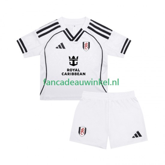 Fulham Wedstrijdshirt met Korting Thuis Kind 2025-26 Korte Mouw