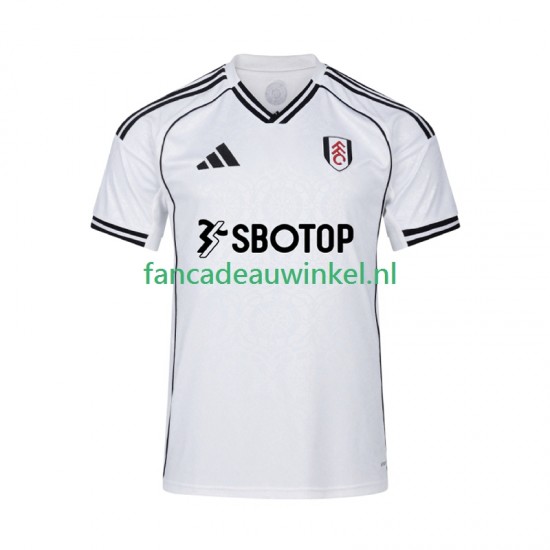 Fulham Wedstrijdshirt met Korting Thuis Heren 2025-26 Korte Mouw