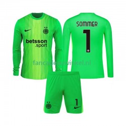 Inter Milan Wedstrijdshirt met Korting Yann Sommer 1 Keepersshirt 3rd Kind 2025-26 Lange Mouw
