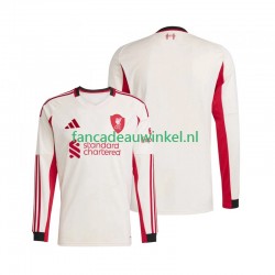 Liverpool Wedstrijdshirt met Korting Uit Heren 2025-26 Lange Mouw
