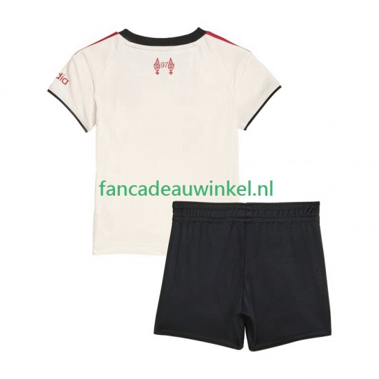 Liverpool Wedstrijdshirt met Korting Uit Kind 2025-26 Korte Mouw