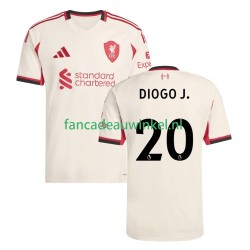 Liverpool Wedstrijdshirt met Korting Diogo Jota 20 Uit Heren 2025-26 Korte Mouw