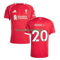 Liverpool Wedstrijdshirt met Korting Diogo Jota 20 Thuis Heren 2025-26 Korte Mouw