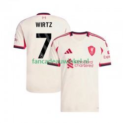 Liverpool Wedstrijdshirt met Korting Florian Wirtz 7 Uit Heren 2025-26 Korte Mouw