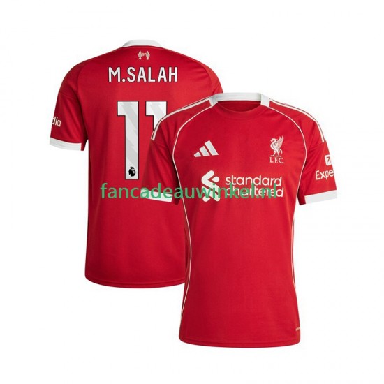 Liverpool Wedstrijdshirt met Korting Mohamed Salah 11 Thuis Heren 2025-26 Korte Mouw