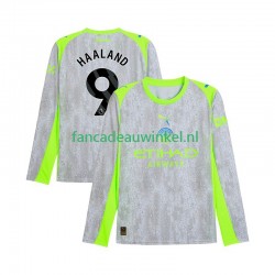 Manchester City Wedstrijdshirt met Korting Erling Haaland 9 3rd Heren 2025-26 Lange Mouw