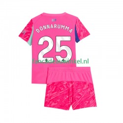 Manchester City Wedstrijdshirt met Korting Gianluigi Donnarumma 25 Keepersshirt Uit Kind 2025-26 Korte Mouw