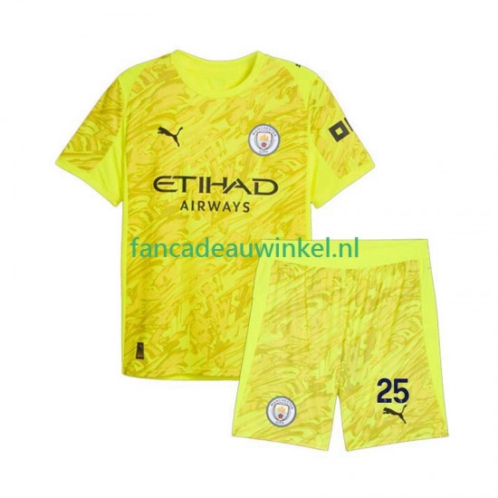 Manchester City Wedstrijdshirt met Korting Gianluigi Donnarumma 25 Keepersshirt 3rd Kind 2025-26 Korte Mouw