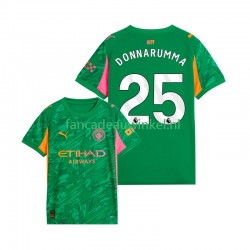 Manchester City Wedstrijdshirt met Korting Gianluigi Donnarumma 25 Keepersshirt Thuis Heren 2025-26 Korte Mouw