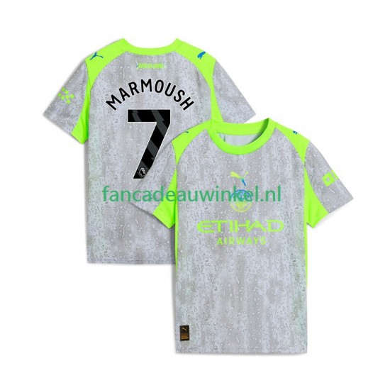 Manchester City Wedstrijdshirt met Korting Omar Marmoush 7 3rd Heren 2025-26 Korte Mouw