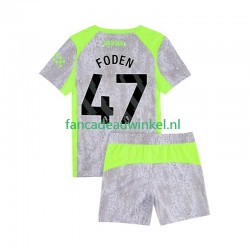 Manchester City Wedstrijdshirt met Korting Phil Foden 47 3rd Kind 2025-26 Korte Mouw