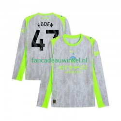 Manchester City Wedstrijdshirt met Korting Phil Foden 47 3rd Heren 2025-26 Lange Mouw