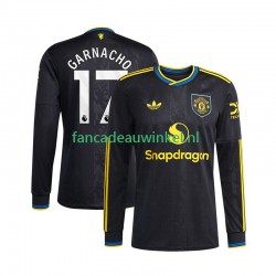 Manchester United Wedstrijdshirt met Korting Alejandro Garnacho 17 3rd Heren 2025-26 Lange Mouw