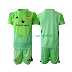 Manchester United Wedstrijdshirt met Korting Keepersshirt Vierde Kind 2025-26 Korte Mouw