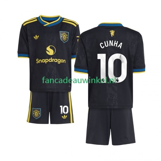 Manchester United Wedstrijdshirt met Korting Matheus Cunha 10 3rd Kind 2025-26 Korte Mouw