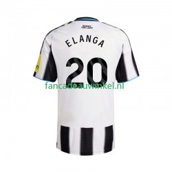 Newcastle United Wedstrijdshirt met Korting Elanga 20 Thuis Heren 2025-26 Korte Mouw