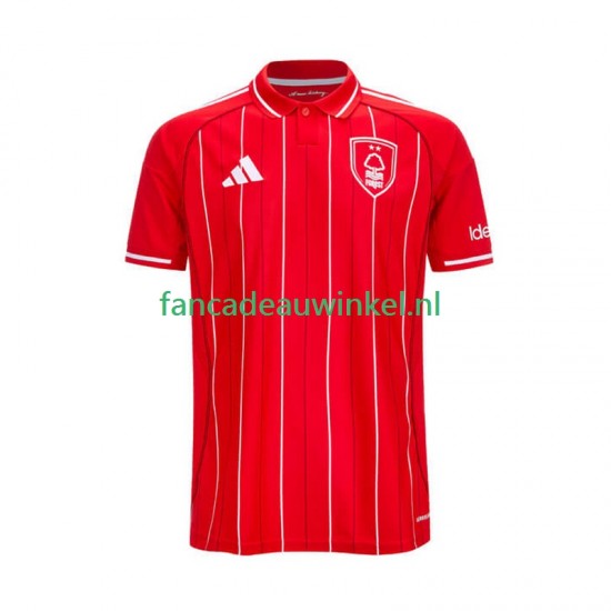 Nottingham Forest Wedstrijdshirt met Korting Thuis Heren 2025-26 Korte Mouw