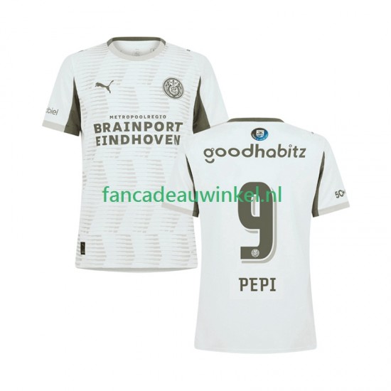 PSV Eindhoven Wedstrijdshirt met Korting Ricardo Pepi 9 3rd Heren 2025-26 Korte Mouw