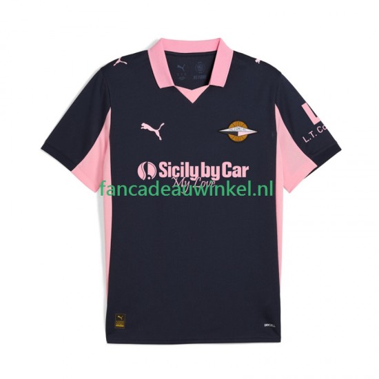 Wedstrijdshirt met Korting Palermo Uit Heren 2024-25 Korte Mouw