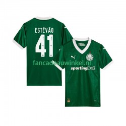 Palmeiras Wedstrijdshirt met Korting Estevao 41 Thuis Heren 2025-26 Korte Mouw