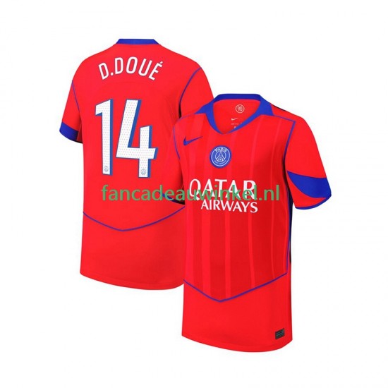 Paris Saint-Germain Wedstrijdshirt met Korting Desire Doue 14 3rd Heren 2025-26 Korte Mouw