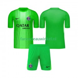 Paris Saint-Germain Wedstrijdshirt met Korting Keepersshirt Uit Kind 2025-26 Korte Mouw