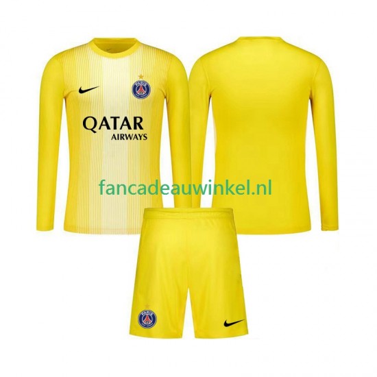 Paris Saint-Germain Wedstrijdshirt met Korting Keepersshirt 3rd Kind 2025-26 Lange Mouw