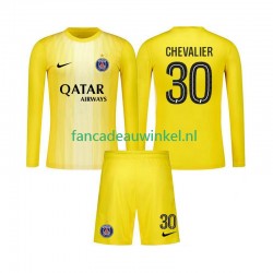 Paris Saint-Germain Wedstrijdshirt met Korting Lucas Chevalier 30 Keepersshirt 3rd Kind 2025-26 Lange Mouw
