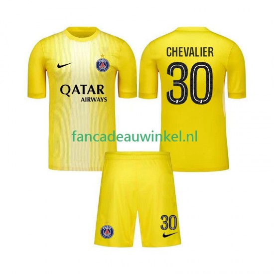 Paris Saint-Germain Wedstrijdshirt met Korting Lucas Chevalier 30 Keepersshirt 3rd Kind 2025-26 Korte Mouw