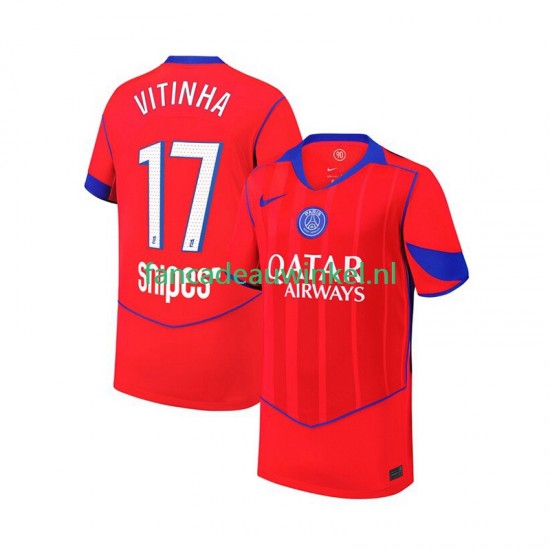 Paris Saint-Germain Wedstrijdshirt met Korting Khvicha Kvaratskhelia 7 3rd Kind 2025-26 Korte Mouw
