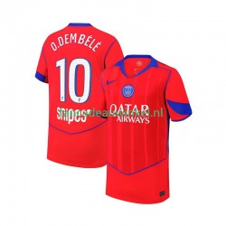 Paris Saint-Germain Wedstrijdshirt met Korting Ousmane Dembele 10 3rd Heren 2025-26 Korte Mouw