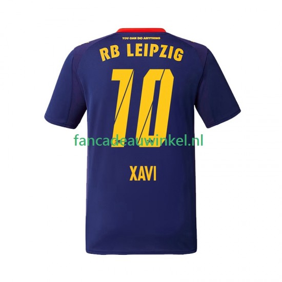 RB Leipzig Wedstrijdshirt met Korting Xavi Simons 10 Uit Heren 2025-26 Korte Mouw