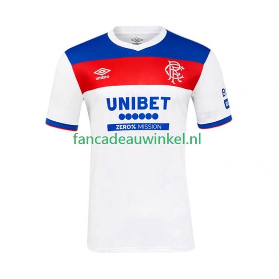 Rangers Wedstrijdshirt met Korting Uit Heren 2025-26 Korte Mouw